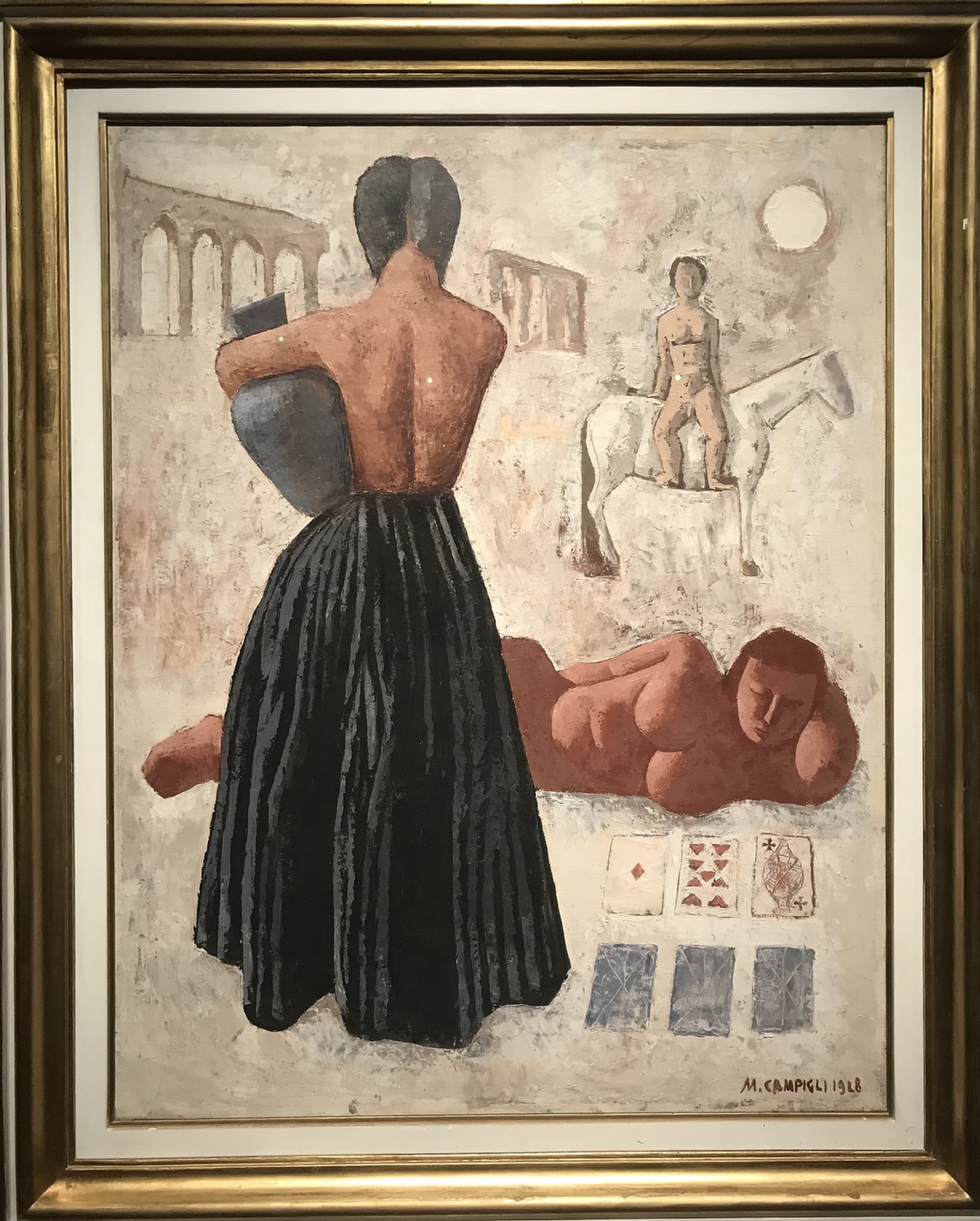 Campigli e gli Etruschi, una pagana felicità è il titolo della mostra visitabile fino al 30 settembre 2021 nel Palazzo Franchetti di Venezia,