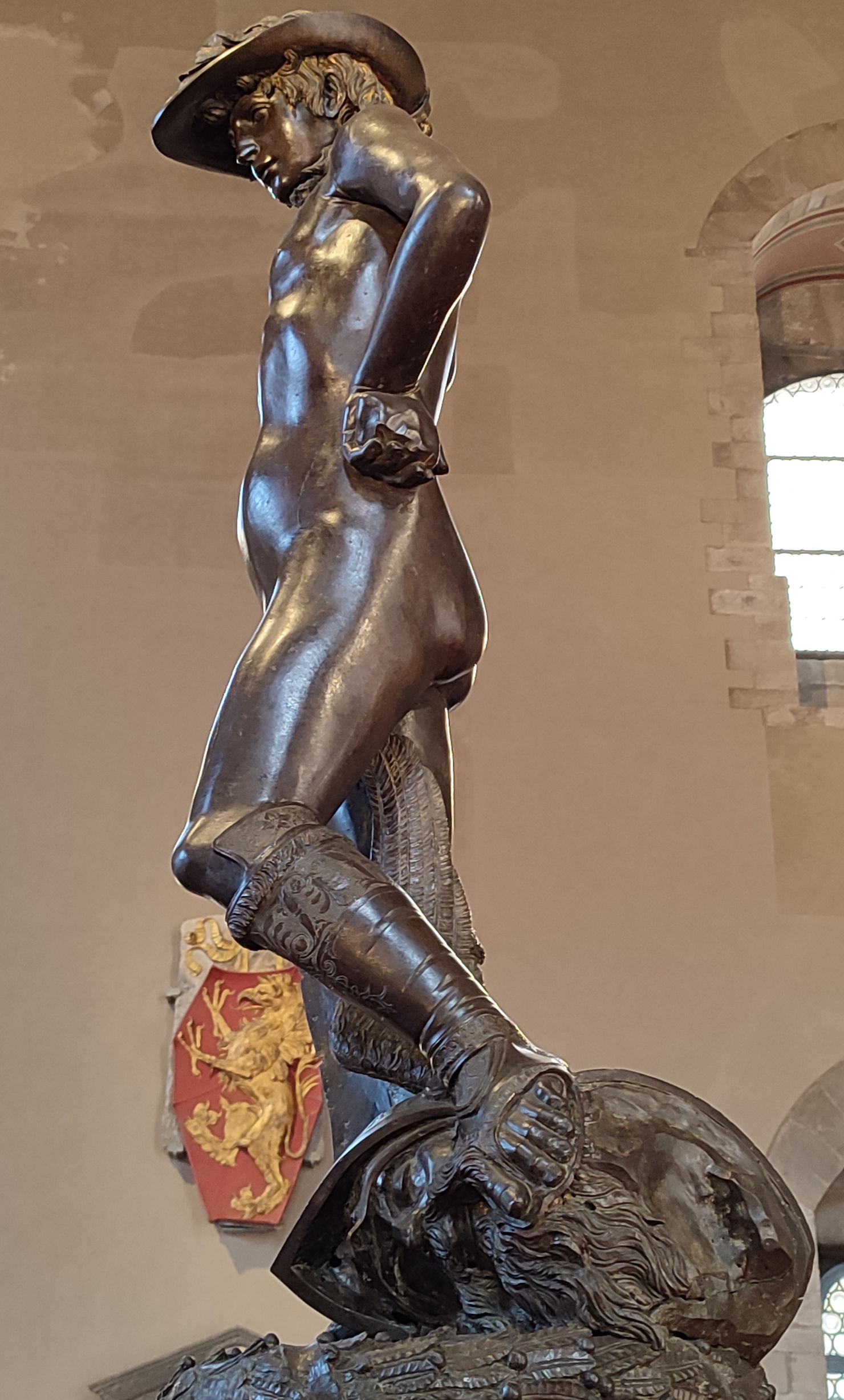 Il David, la scultura in bronzo di Donatello