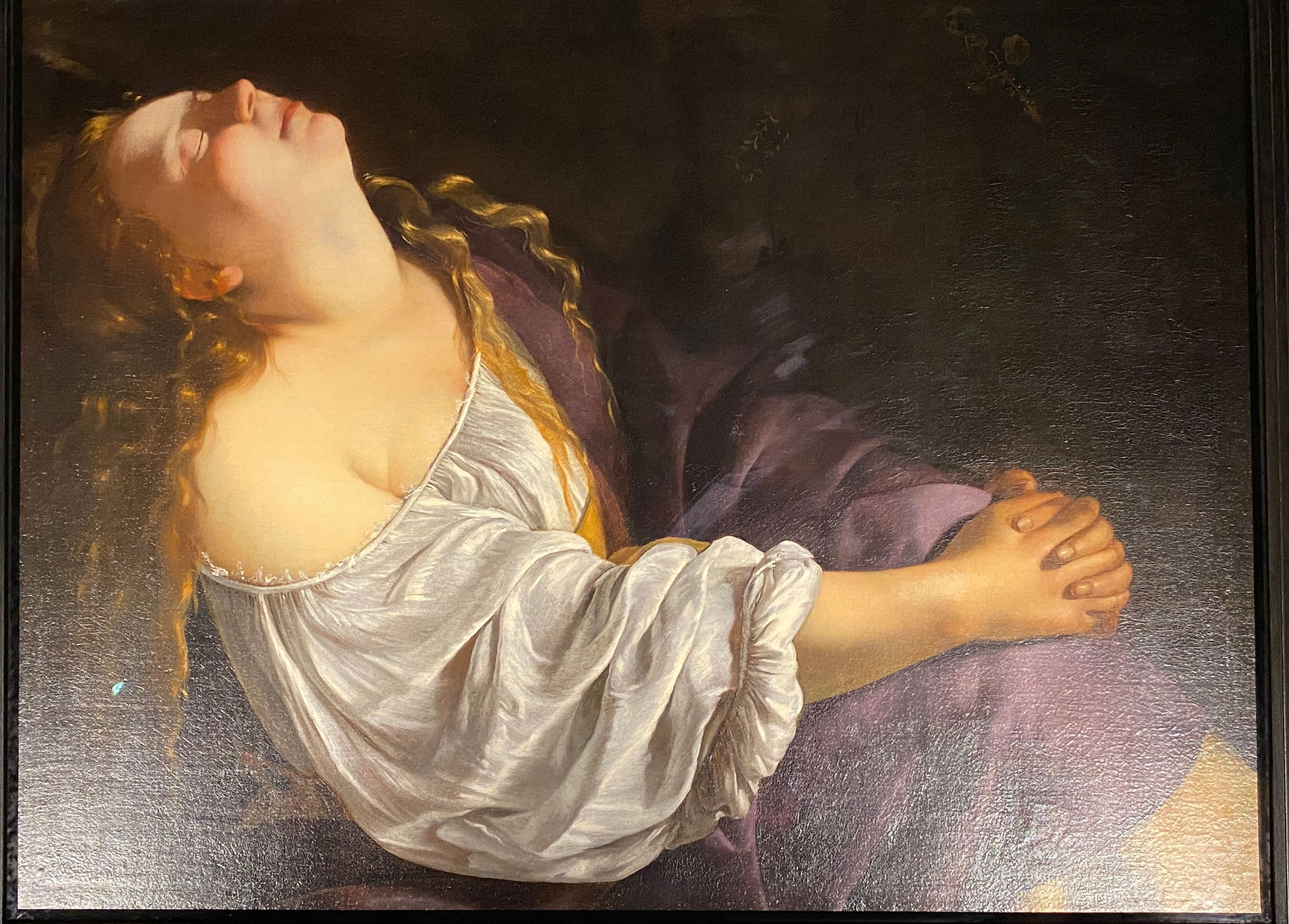 Artemisia Gentileschi "Maria Maddalena in estasi"