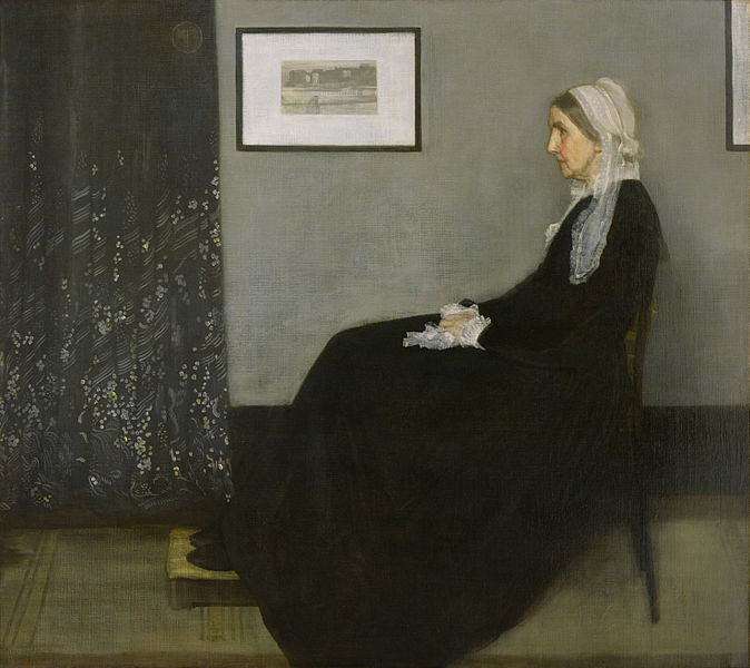 James Abbott McNeill Whistler "Composizione in grigio e nero: ritratto della madre dell'artista"