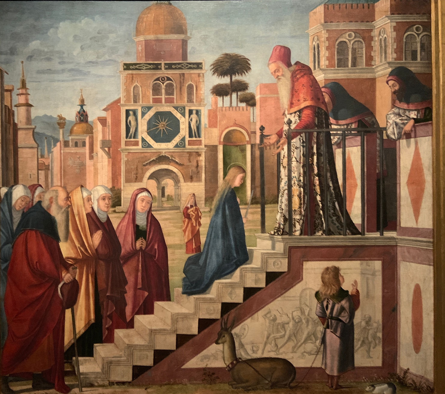 Vittore Carpaccio "Presentazione di Maria al tempio" 1502/1504 circa, Milano, Pinacoteca di Brera