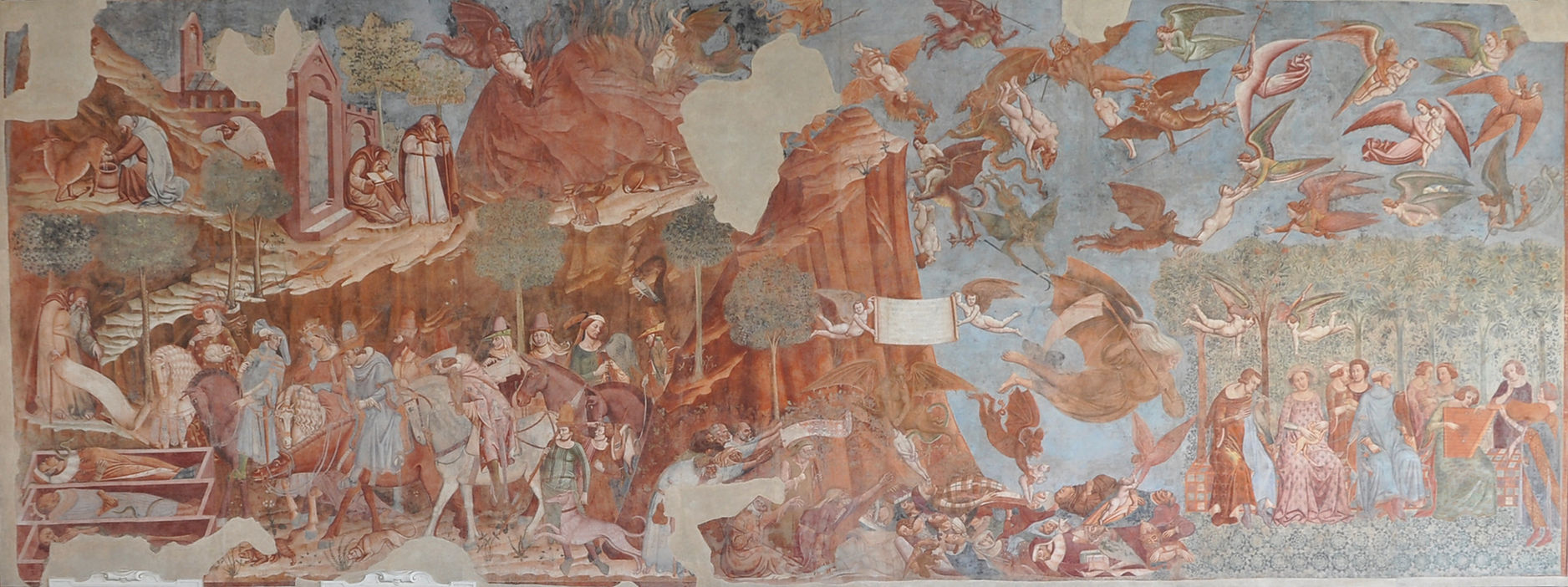 Buonamico Buffalmacco, Trionfo della Morte, Ciclo di affreschi nel Camposanto di Pisa, 1336-1341.