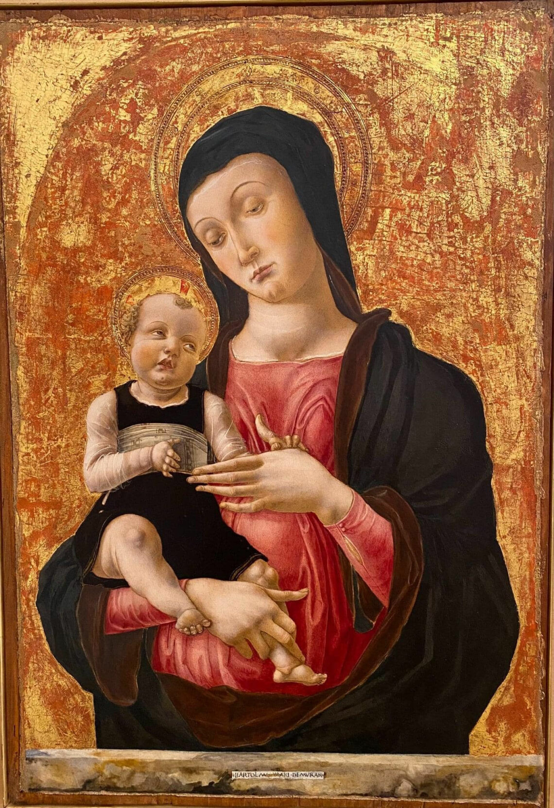 Bartolomeo Vivarini "Madonna col Bambino", Museo Correr, Venezia.