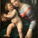 Giulio Romano "Madonna col Bambino" 1520-1522, olio su tavola. Gallerie degli Uffizi, Firenze.