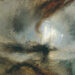 William Turner "Tempesta di neve. Battello a vapore al largo di Harbour's Mouth, 1842. Olio su tela, 91,4x121,9 cm. Londra, Tate Britain