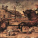 Vittore Carpaccio “San Giorgio e il drago” 1502, tempera su tavola 141x360 cm. Scuola di San Giorgio degli Schiavoni, Venezia.