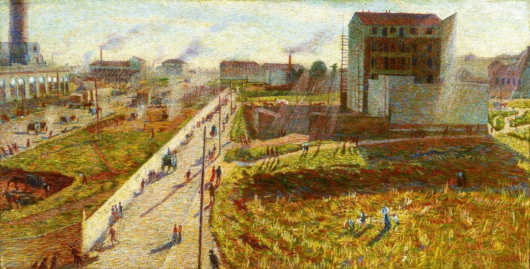 Meriggio. Officine a Porta Romana di Umberto Boccioni, Gallerie d'Italia - Milano