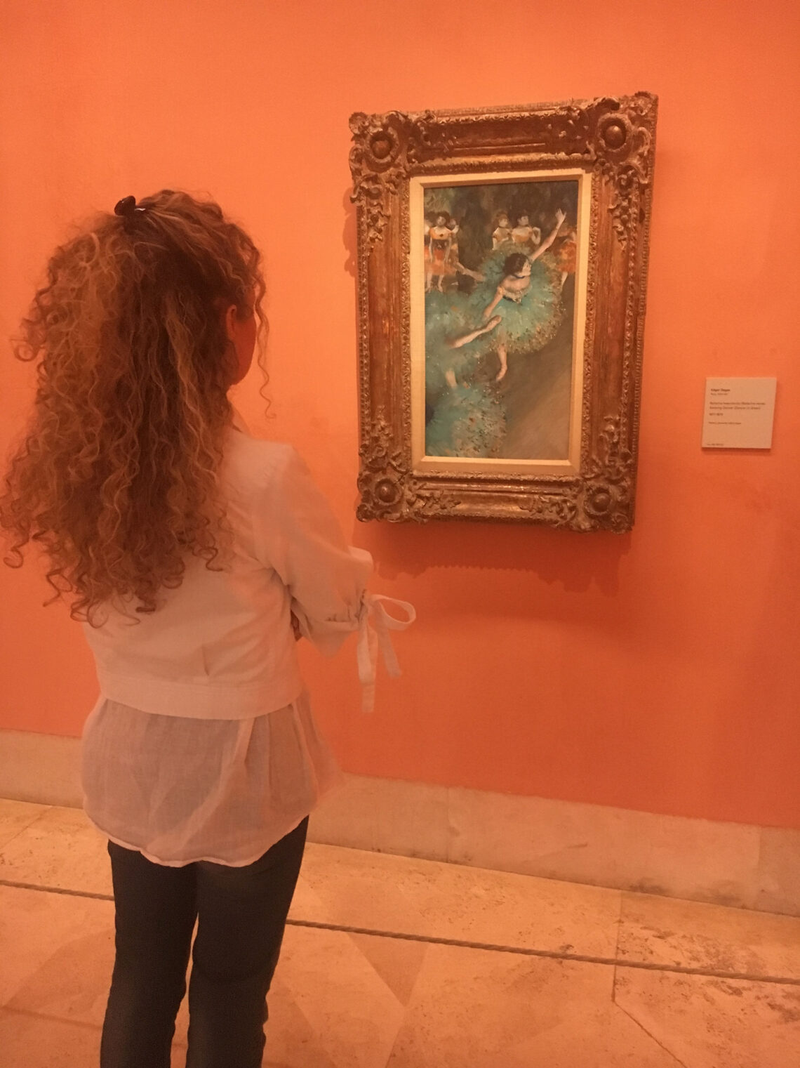 Ballerina verde di Edgar Degas