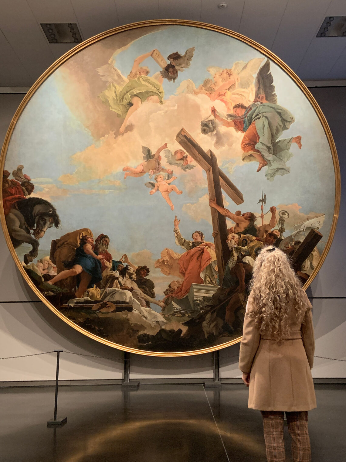 Giambattista Tiepolo "L'esaltazione della Croce", Inizio del quinto decennio del XVIII secolo, Gallerie dell'Accademia di Venezia