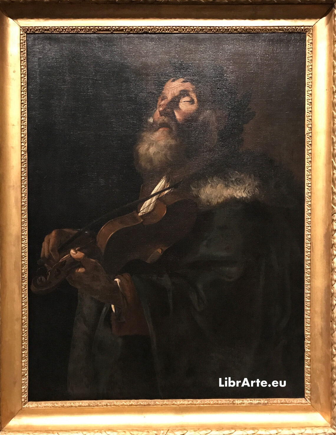 Mattia Preti "Omero" 1635 circa, Tela, 102x81 cm. Gallerie dell'Accademia, Venezia