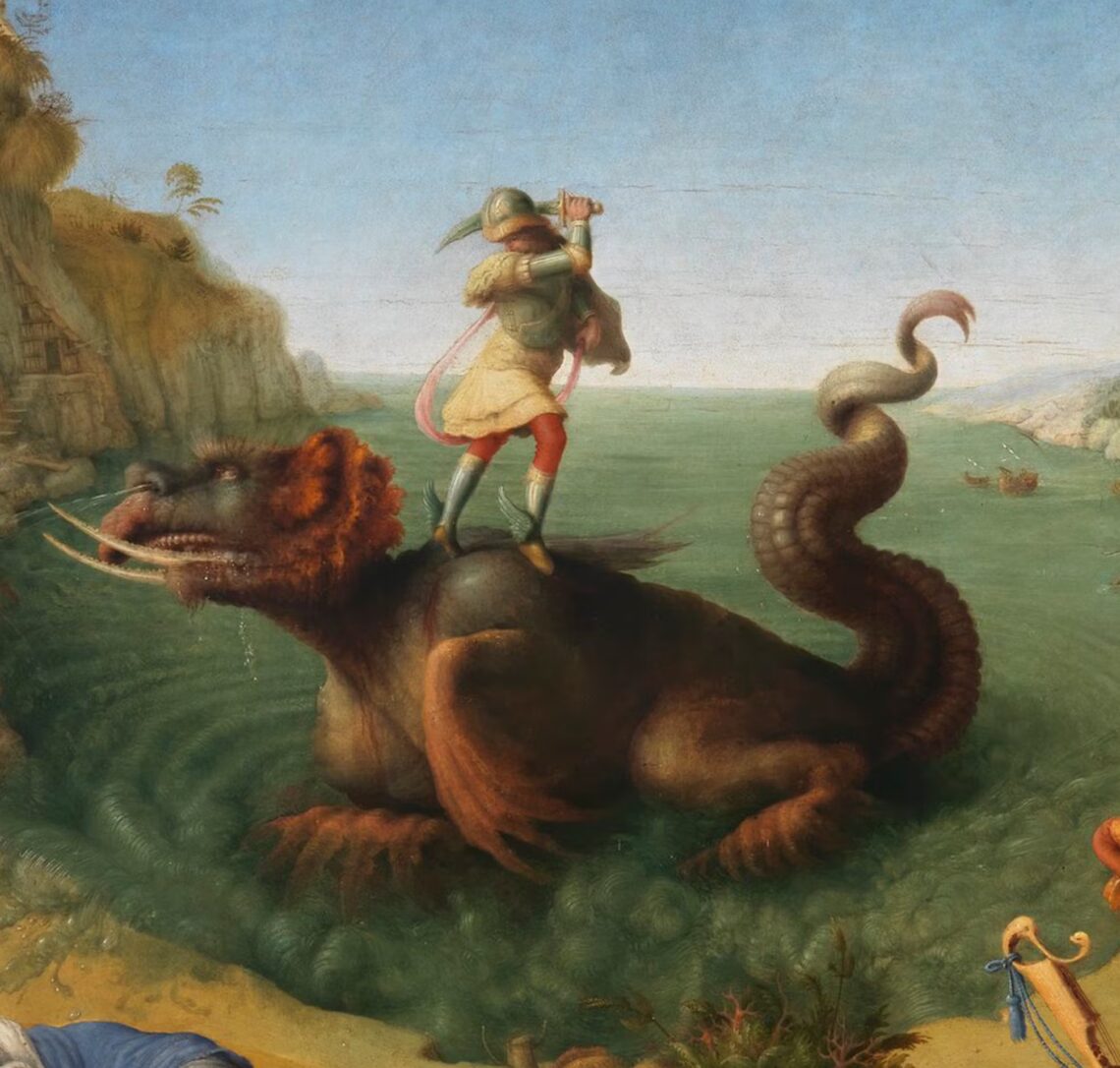Piero di Cosimo, Perseo libera Andromeda, 1510 ca.-1515, olio su tavola, 70 x 123 cm. Galleria degli Uffizi, Firenze