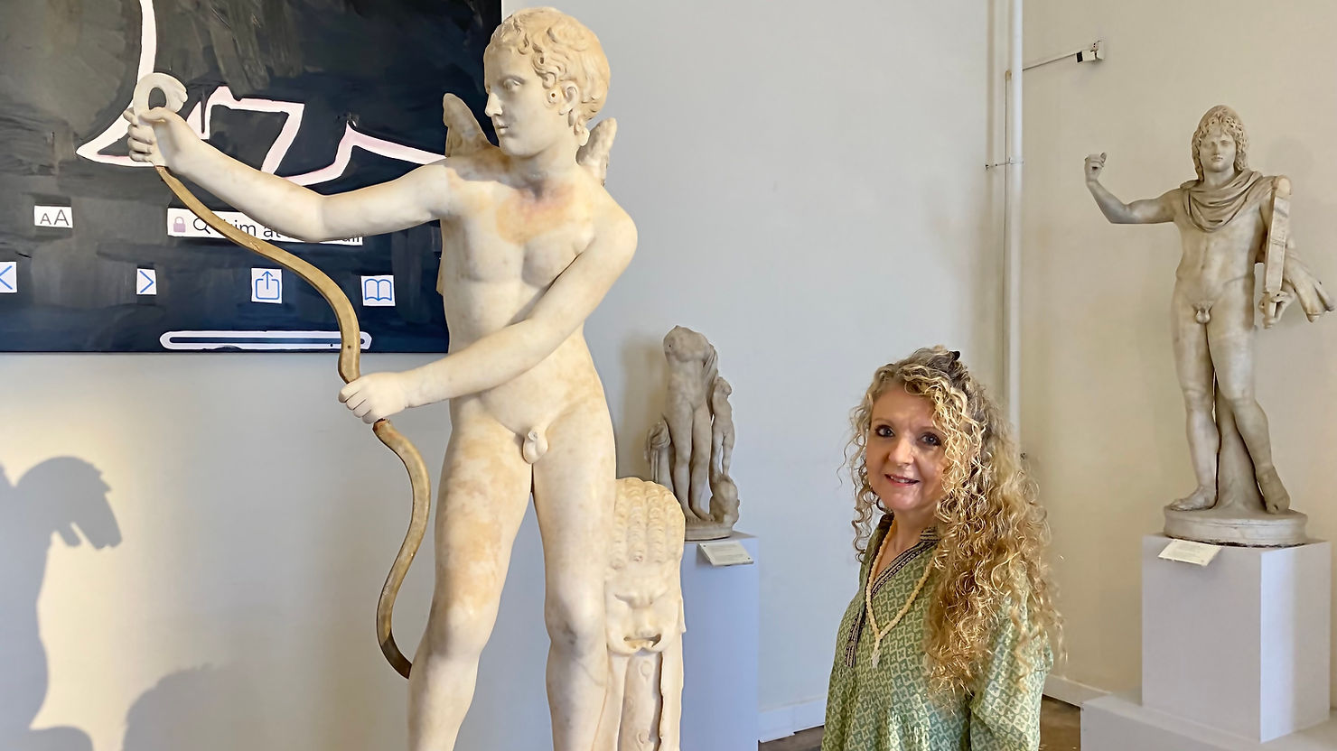 Eros che incorda l'arco, copia romana (prima metà del I sec. d.C.) Da originale lisippeo del 335 a.C. Collezione Giovanni Grimani, 1587. Museo Archeologico Nazionale, Venezia. Foto di Manuela Moschin.