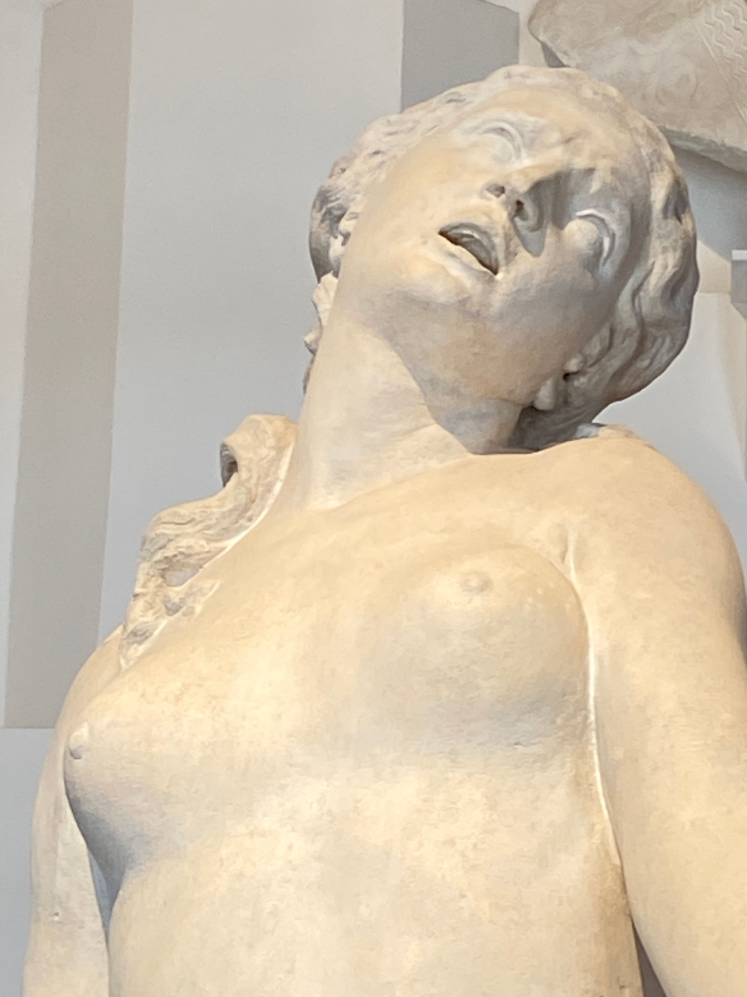 Dettaglio Antonio Canova, Orfeo ed Euridice (1775-76) Gruppo scultoreo in pietra di Vicenza Antonio Canova, Museo Correr, Venezia.