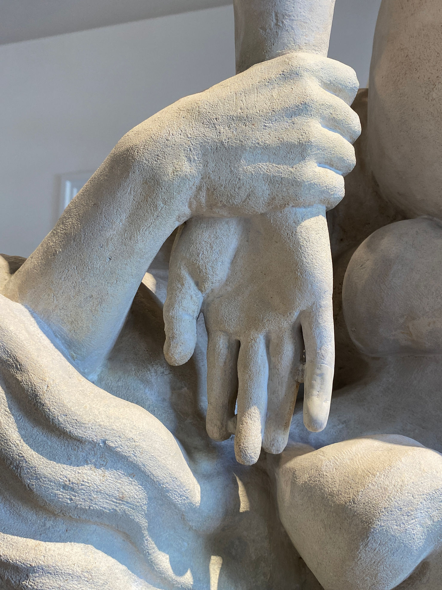 Dettaglio Antonio Canova, Orfeo ed Euridice (1775-76) Gruppo scultoreo in pietra di Vicenza Antonio Canova, Museo Correr, Venezia.