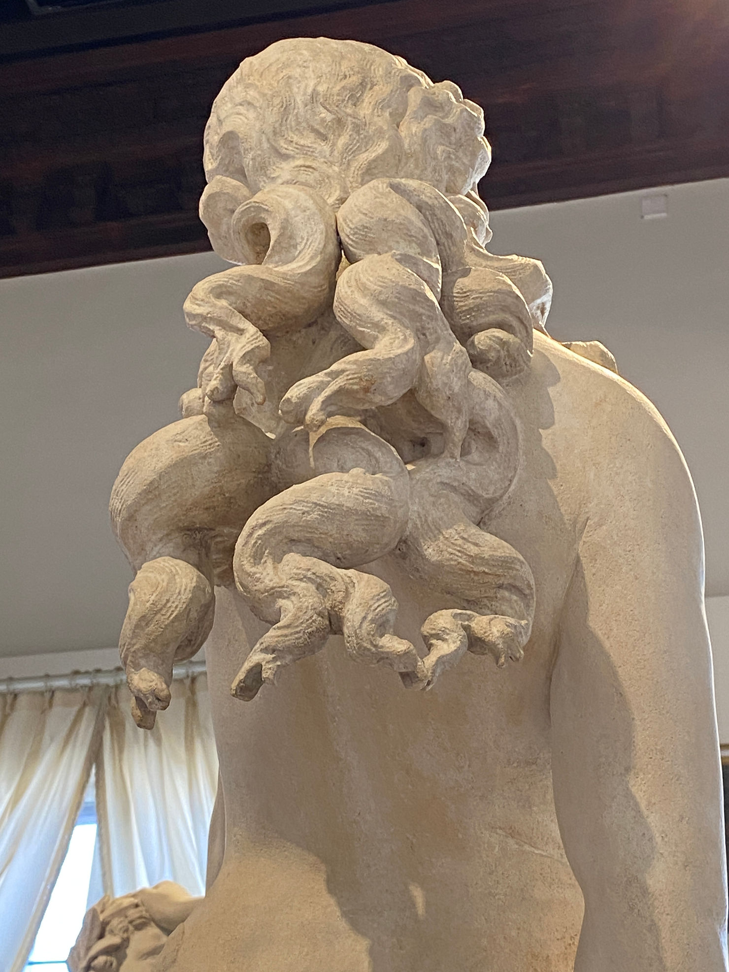 Dettaglio Antonio Canova, Orfeo ed Euridice (1775-76) Gruppo scultoreo in pietra di Vicenza Antonio Canova, Museo Correr, Venezia.
