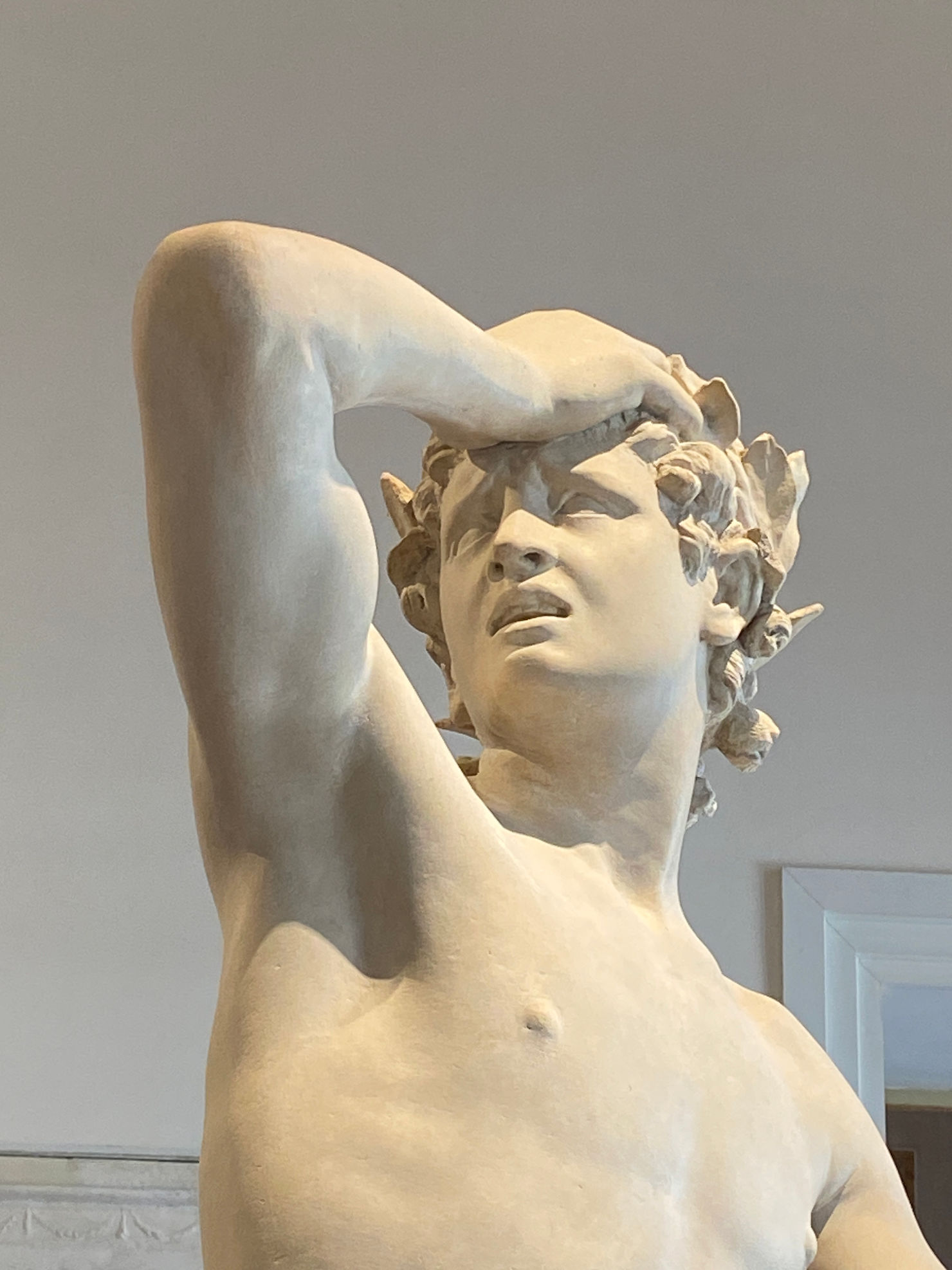 Dettaglio Antonio Canova, Orfeo ed Euridice (1775-76) Gruppo scultoreo in pietra di Vicenza Antonio Canova, Museo Correr, Venezia.