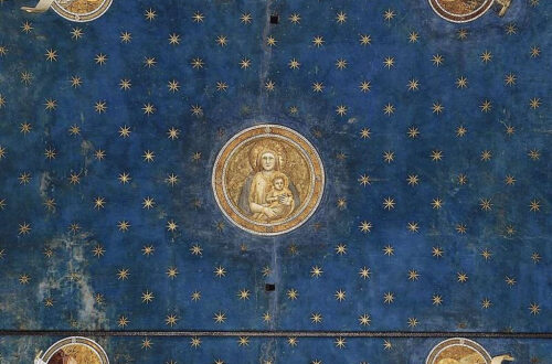 Dettaglio, Giotto, la volta della Cappella degli Scrovegni, Padova.