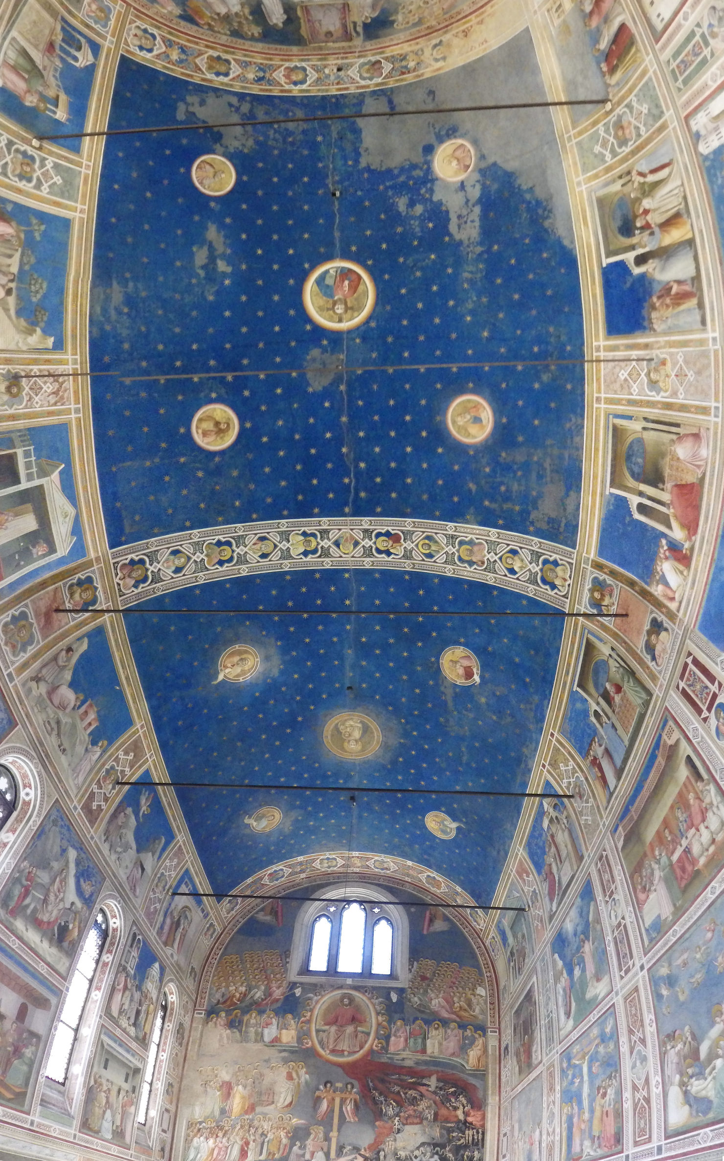 Giotto, la volta della Cappella degli Scrovegni, Padova.