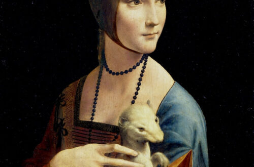 Leonardo da Vinci, La Dama con l'Ermellino (Ritratto di Cecilia Gallerani) 1488-1490 Olio su tavola, cm 54,8 x 40,3 Cracovia, Czartoryski Muzeum