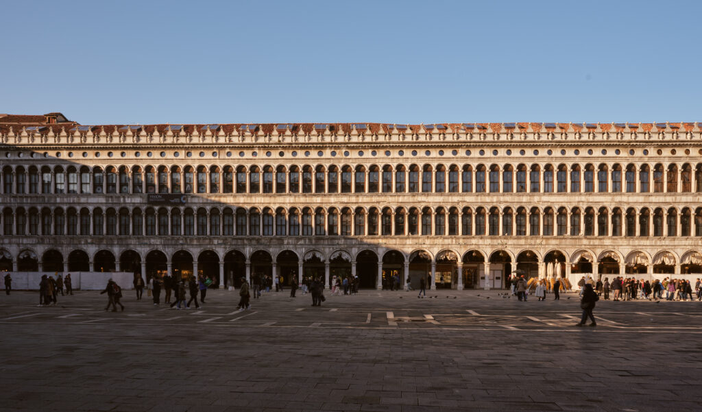 Procuratie facciata. Courtesy of SMAC San Marco Art Centre. Photo: Mike Merkenschlager