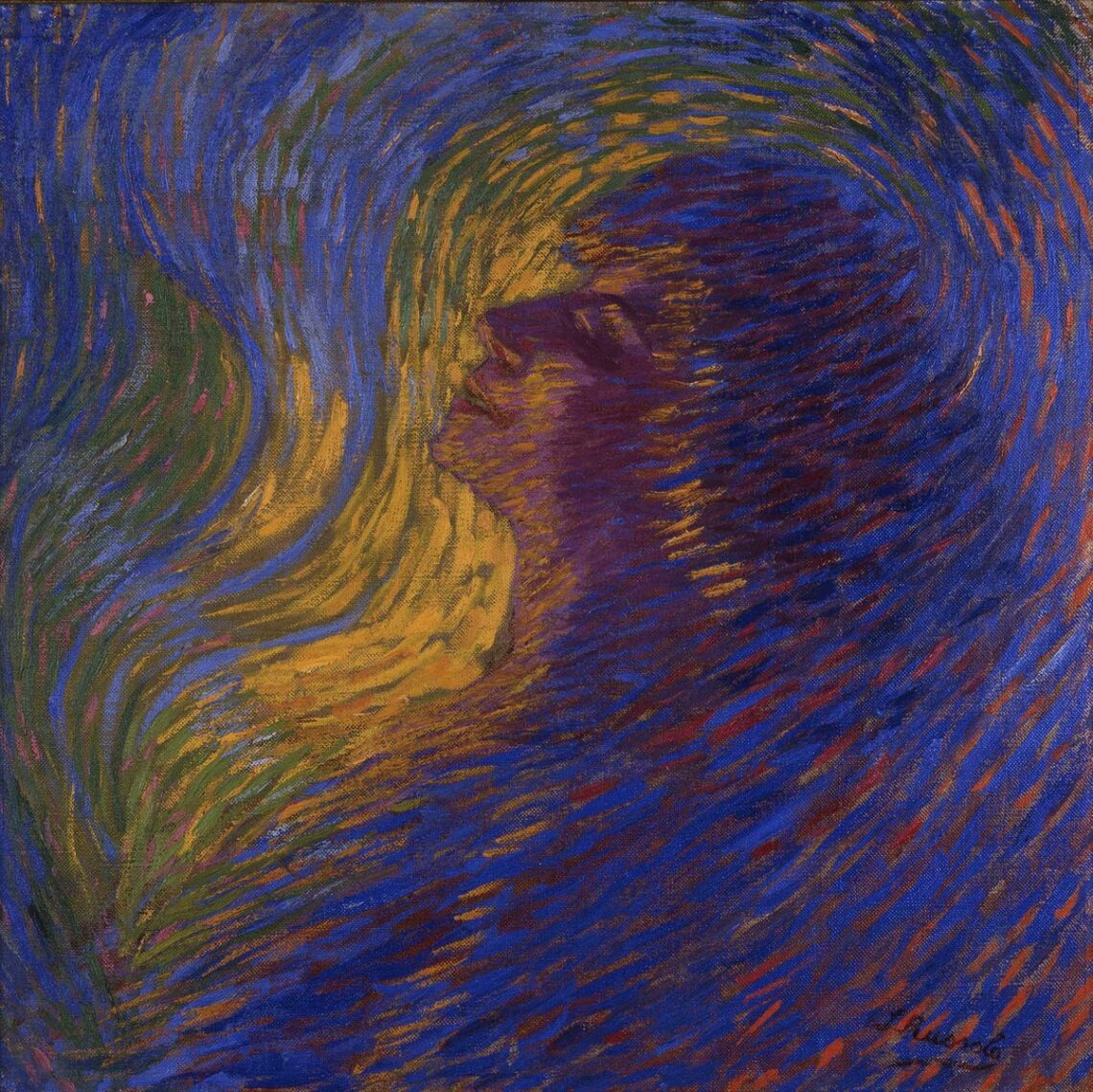 Luigi Russolo "Profumo" 1910, olio su tela, cm. 65,5 X 67,5 - Rovereto, Mart, Museo di arte moderna e contemporanea di Trento e Rovereto, Collezione VAF-Stiftung)