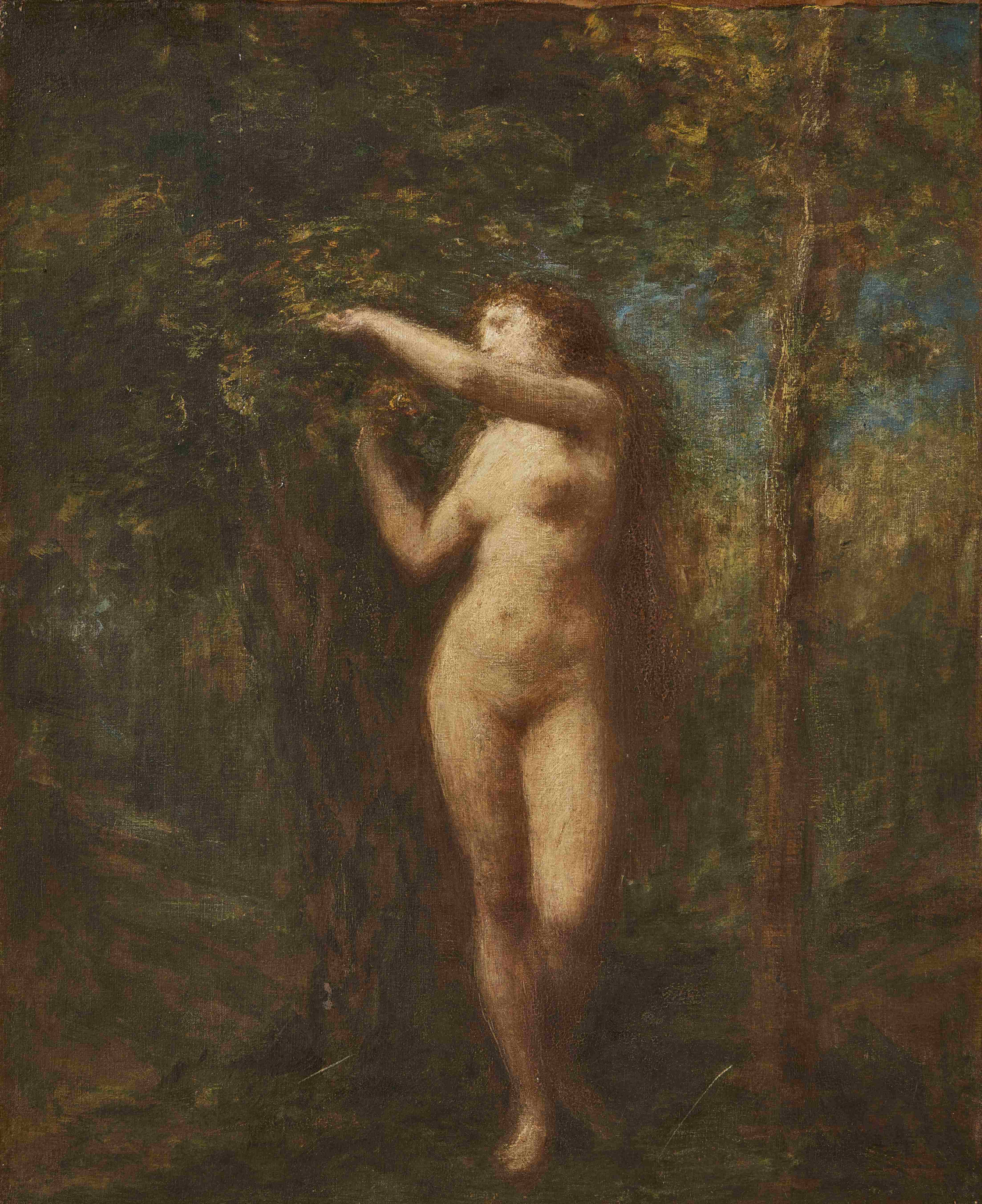 HENRI FANTIN-LATOUR. Eve. 1870 ca, olio su tela cm 73,5 × 59,8