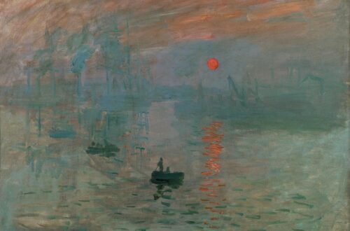 Claude Monet, Impressione, levar del sole, olio su tela (1872; Parigi, Musée Marmottan Monet).