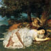 Gustave Courbet "Fanciulle sulla riva della Senna" 1857, olio su tela, cm. 174x200, Museo del Petit Palais, Parigi