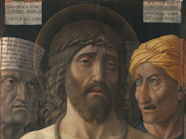 "Ecce Homo" 1500-1502, tempera su tela di lino, Musée Jacquemart-André, Parigi